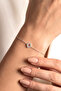 Zircon Stone Clover Model Minimal Bracelet - 2