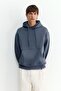 Basic kapüşonlu sweatshirt