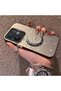 Vivo V60 Compatible Silver Carved Moon and Star Pattern Non-Transparent Acrylic Back Silicone Edge Case - 3