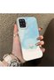 Cute Little Flower Pattern Acrylic Back Silicone Edge Phone Case Compatible with Samsung Galaxy A12/M12 - 2