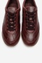 Colette Burgundy Skin Genuine Leather Women's Casual Sports Shoes - 2