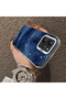 Xiaomi Redmi 12 4G/5G Compatible Navy Blue Watercolor Mountain-Star Art Pattern Acrylic Back Silicone Edge Phone Case - 5