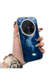 Vivo X300 Pro Compatible Dreamy Starry Sea Fish Pattern Acrylic Back Silicone Edge Phone Case