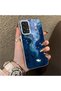 Samsung Galaxy A73 Compatible Dreamy Starry Sea Fish Pattern Acrylic Back Silicone Edge Phone Case - 2