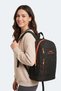 Favento Unisex Black / Orange Shoulder Bag - 7