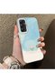 Samsung Galaxy A34 Compatible Cute Little Flower Pattern Acrylic Back Silicone Edge Phone Case - 2