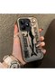Realme C51/C53 Compatible Canned Sardine Fish Sketch Patterned Non-Transparent Acrylic Back Silicone Edge Case - 2