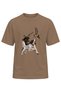 Collection Unisex Hunter Dog and Whelp Printed Crew Neck Short Sleeve T-Shirt
