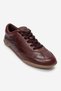 Colette Burgundy Skin Genuine Leather Women's Casual Sports Shoes - 3