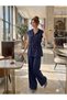 Women's Comfortable Cut-Out Tunnel-Style Vest and Pants Set with Front Zipper and Hooded Pockets - 2