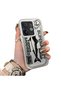 Vivo V60 Compatible Canned Sardine Fish Sketch Pattern Non-Transparent Acrylic Back Silicone Edge Case