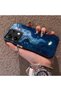 Xiaomi Poco X6 Compatible Dreamy Starry Sea Fish Pattern Acrylic Back Silicone Edge Phone Case - 3