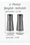 13 Piece Gray Spice Rack, Jar, Oil Bottle & Vinegar Bottle Set - 3