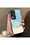 Vivo Y04 Compatible Cute Little Flower Pattern Acrylic Back Silicone Edge Phone Case - 2