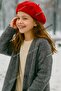 Mother-Daughter Combination 2-Piece French Painter Beret - Stylish Winter Hat / Beret Set - 2