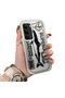 Realme C75 4g Compatible Canned Sardine Fish Sketch Patterned Non-Transparent Acrylic Back Silicone Edge Case