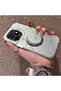 Tecno Spark 10 Pro(Ki7) Compatible Silver Carved Moon and Star Pattern Non-Transparent Acrylic Back Silicone Edge Case - 3