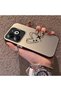 For Tecno Spark Go 2024(Bg6) Compatible Line Heart and Airplane Pattern Non-Transparent Acrylic Back Silicone Edge Phone Case - 3