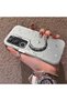 Vivo Y19S 4G/Y19S Pro Compatible Silver Engraved Moon and Star Pattern Non-Transparent Acrylic Back Silicone Edge Case - 3