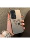 Samsung Galaxy S25 Plus Compatible Line Heart and Airplane Pattern Non-Transparent Acrylic Back Silicone Edge Phone Case - 2