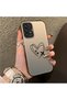 Samsung Galaxy A73 Compatible Line Heart and Airplane Pattern Non-Transparent Acrylic Back Silicone Edge Phone Case - 2