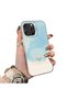 Cute Little Flower Pattern Acrylic Back Silicone Edge Phone Case Compatible with iPhone 16 Pro Max