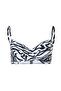 Zebra Patterned Underwire High Waist Black and White Women's Bikini Set – Savanna - 5
