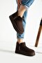 Thick Heeled Short Winter Boots with Fur Inside