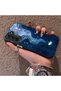 Samsung Galaxy S21 Fe Compatible Dreamy Starry Sea Fish Pattern Acrylic Back Silicone Edge Phone Case - 4