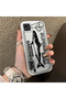 Realme C11 2021 Compatible Canned Sardine Fish Sketch Patterned Non-Transparent Acrylic Back Silicone Edge Case - 2