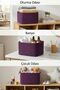 Multi-Purpose Basket with Jute-Looking Wicker Handles |   Bathroom & Toy Organizer (34X28X24 cm) - 14 Colors - 2