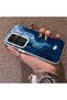 Samsung Galaxy S23 Ultra Compatible Dreamy Starry Sea Fish Pattern Acrylic Back Silicone Edge Phone Case - 3