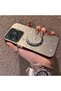 Realme C63 4G/C61 Compatible Silver Carved Moon and Star Pattern Non-Transparent Acrylic Back Silicone Edge Case - 3