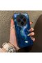 Vivo X300 Compatible Dreamy Starry Sea Fish Pattern Acrylic Back Silicone Edge Phone Case - 2