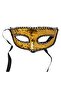 Sequin Party Mask |   Masquerade Carnival and New Year's Eye Mask – Gold