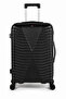 ABS 4-Wheel Hard Trolley Bag Set 017 – 3 Piece Black, 20/24/28 Inches - 2