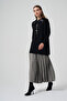 Long Pleated Skirt