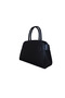Duki Daso Black Straw Look Women's Hand and Shoulder Bag |   Summer T8458 Black 3 Compartment Zipper Pocket - 5