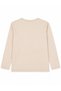 Nk Baby Girl Leopard Bow Detailed Long Sleeve Badi T-Shirt 1-4 Years Old Cream - 2