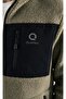 Men's Lamb Welsoft Plush Fabric Winter Jacket with Full Zipper and Front Pockets - 6