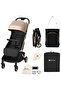 - Neolite Compact Cabin Stroller - Beige/Black