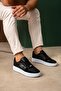 Black and white men's sneaker