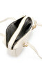 Double Compartment Belt Detailed Women's Shoulder Bag Venus Cream - 6