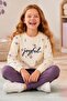 Girl's Joyful Patterned School Daily Tracksuit Set Esf7034 - 4