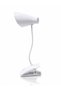 Clip-On Led Desk Lamp – Flexible Neck, Touch Control, Adjustable Reading and Study Lamp, White - 3