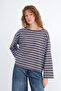 Striped Long Sleeve T-Shirt B10754 - 5