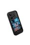 Realme Note 50 Compatible Black Silicone Case Three-Compartment Palm Sunset Landscape Pattern Camera Protection Shock Absorbing - 3