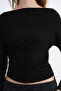 Kayık Yaka Basic Blouse B1888 - 3