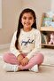 Girl's Joyful Patterned School Daily Tracksuit Set Esf7034 - 3