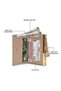 Women's Frame25 Small Bifold Wallet (White) - 4